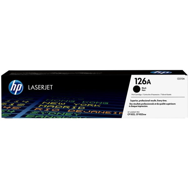 Kazeta tonerová HP CE310A/126A, černá
