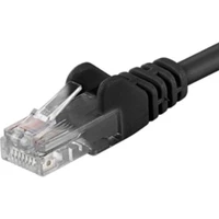 PremiumCord RJ45/RJ45 Cat5e UTP patch kabel 7m černý - Kabely a redukce