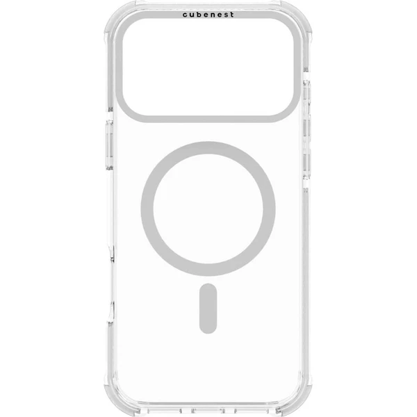 Cubenest MagPro Strong Guard MagSafe kryt iPhone 17 Pro Max bílý - Pouzdra - Obrázek TQBK000K01