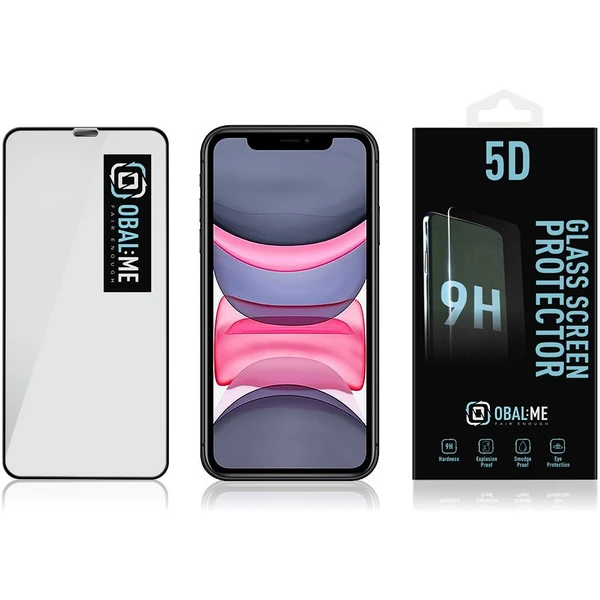 Obal:Me 5D tvrzené sklo Apple iPhone 11 Pro Max/XS Max černé - Ochranné folie a skla - Obrázek TQK6000701