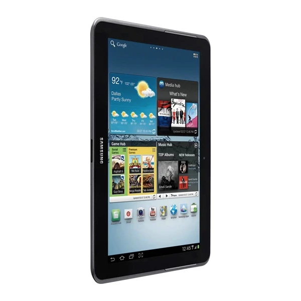 Samsung Galaxy Tab 2 10.1 (P5100) 16 GB 3G + Wi-Fi stříbrný - Tablety - Obrázek TRX0000101