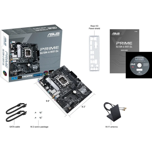 ASUS PRIME H610M-A WIFI D4 Intel H610 - Základní desky - Obrázek TS32000701