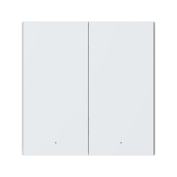 AQARA Smart Wall Switch H1(With Neutral, Double Rocker) WS-EUK04 Bílá