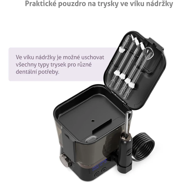 TrueLife AquaFloss Station F300 ústní sprcha černá - Ústní sprchy - Obrázek TSUL000K01