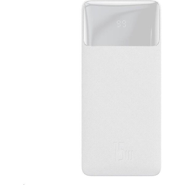 Baseus Bipow powerbanka 30000mAh bílá Bílá