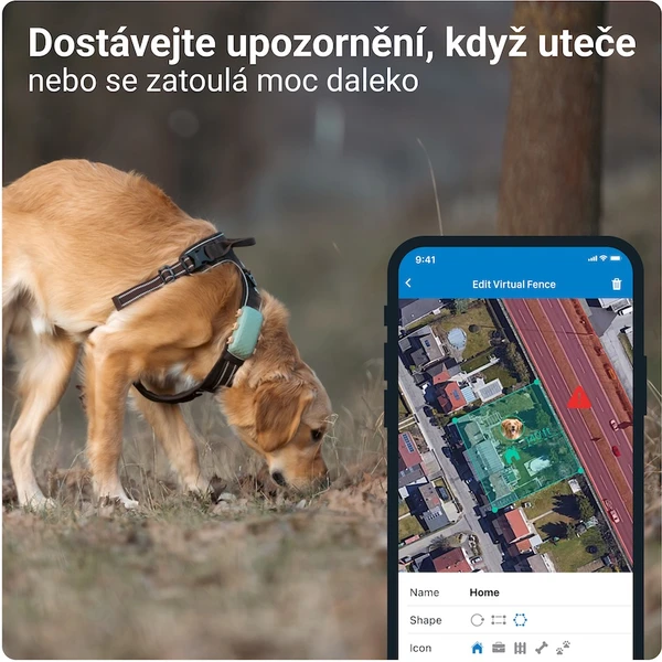 Tractive GPS DOG XL tracker polohy a aktivity pro psy zelený - GPS moduly - Obrázek TTX2000701