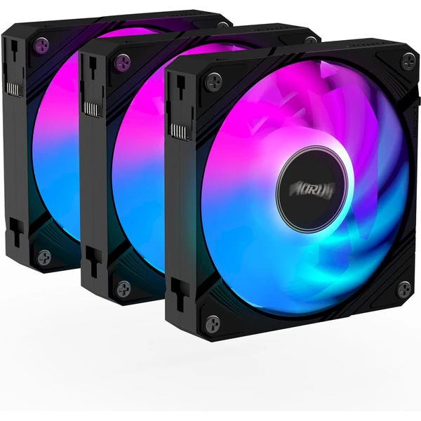 GIGABYTE AORUS EZ CHAIN FAN 120 (3-Pack) - Ventilátory pro PC - Obrázek TU5H000K01