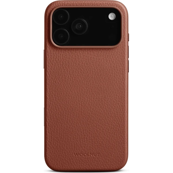 Woolnut MagSafe kožený kryt iPhone 17 Pro Max hnědý - Pouzdra - Obrázek TULH000K01