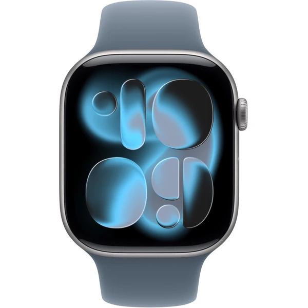 Apple Watch 49/46/45/44mm ocelově modrý sportovní řemínek S/M - Řemínky - Obrázek TUWH000K01