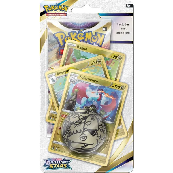 Pokémon TCG: SWSH09 Brilliant Stars - Premium Checklane Blister - Pokémon karty - Obrázek TV75100501