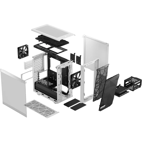 Fractal Design Meshify 2 Mini White TG Clear Tint - Počítačové skříně - Obrázek TW6A000601