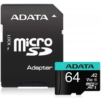 ADATA Premier Pro microSDXC 64GB + SD adaptér - Paměťové karty