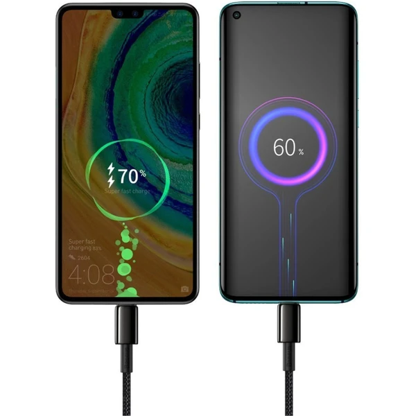 Baseus Tungsten Gold USB-C/USB-C napájecí kabel 100W 2m černý - Kabely a redukce - Obrázek TWKGF00101