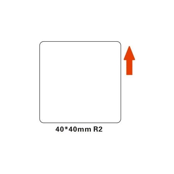 Niimbot štítky R 40x40mm 180ks pro B21, B3S, B1 bílé