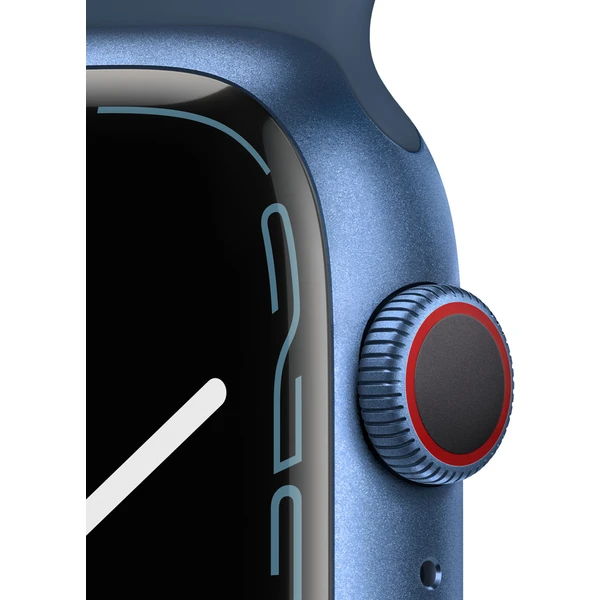 Apple Watch Series 7 Cellular 45mm modrý hliník s modrým sportovním řemínkem (Další) - Chytré hodinky - Obrázek TXZZ000501