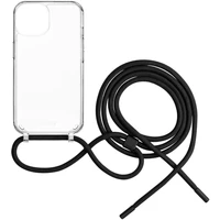 FIXED Pure Neck kryt s černou šňůrkou na krk Apple iPhone 15 Plus - Pouzdra