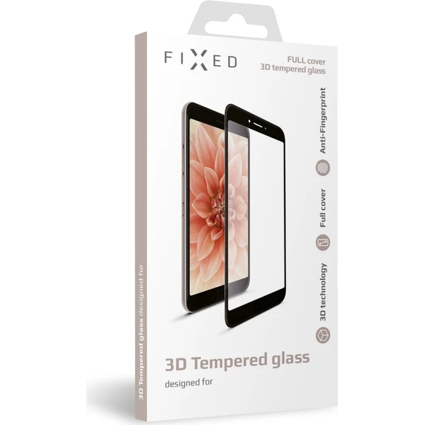 FIXED 3D Full-Cover tvrzené sklo s lepením po celé ploše Nokia 5.1 Plus (X5) černé - Ochranné folie a skla - Obrázek TYEU000401