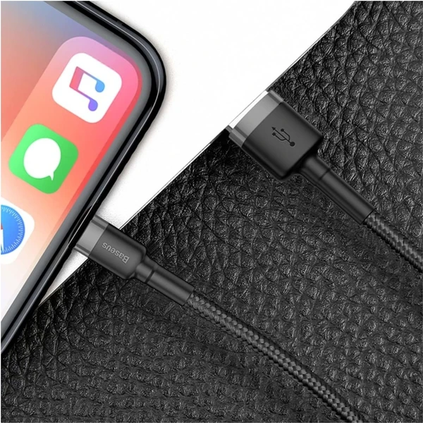 Baseus Cafule USB-A/Lightning napájecí kabel 0,5m černý - Kabely a redukce - Obrázek TZ95300401