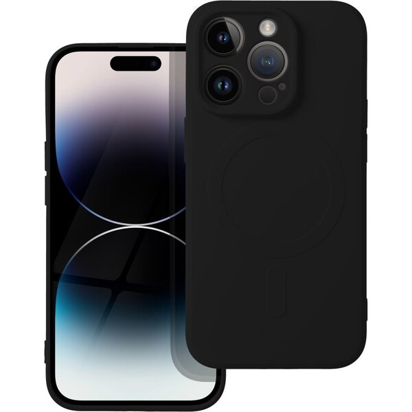 Smarty Mag silikonový kryt s MagSafe iPhone 14 Pro černý