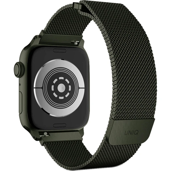 UNIQ Dante ocelový řemínek Apple Watch 42/41/40/38mm Hunter zelený - Řemínky - Obrázek U0A1100501