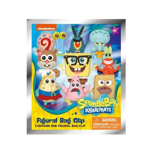 3D přívěsek na batoh Monogram International SpongeBob - Bag Clip Classic Series 3 - náhodný přívěsek - Vychytávky - Hlavní obrázek