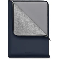 Woolnut Matte PU Folio pouzdro MacBook Pro 16" tmavě modré - Pouzdra