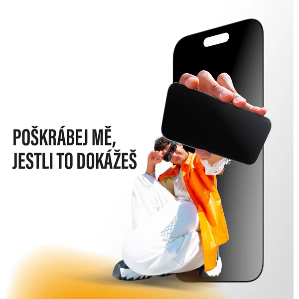 PanzerGlass® Privacy sklo Apple iPhone 17/16 Pro s instalačním rámečkem - Ochranné folie a skla - Obrázek U0KH000K01