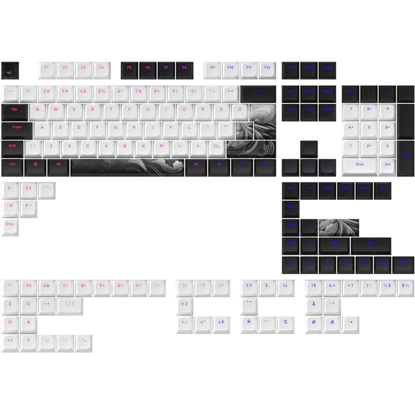 Dark Project - Ink keycaps - Náhradní klávesy - Obrázek U179000K01