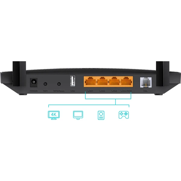 TP-Link Archer VR400 VDSL/ADSL modem - Modemy - Obrázek U17U000501