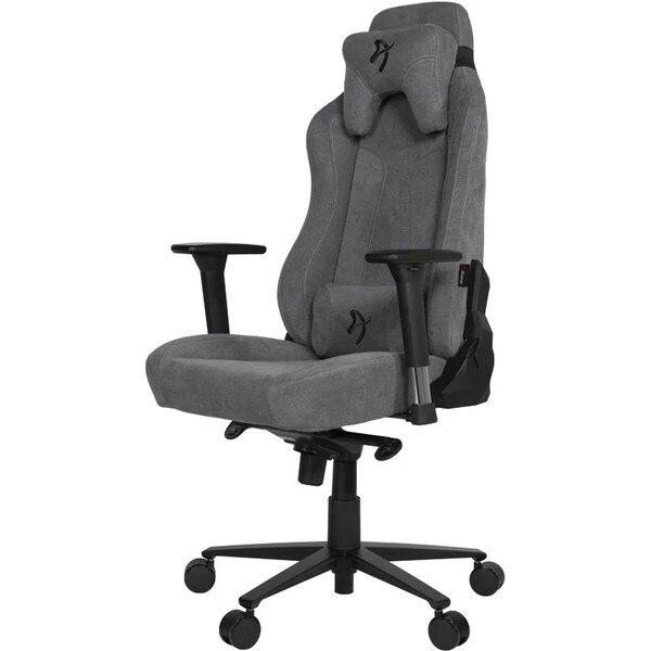 AROZZI VERNAZZA Soft Fabric herní židle popelová