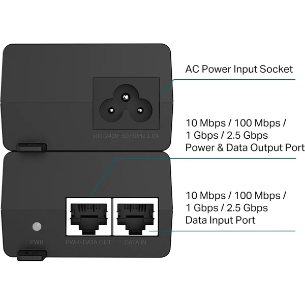 TP-Link POE260S 2,5G PoE+ injektor - Switche - Obrázek U1F5000N01