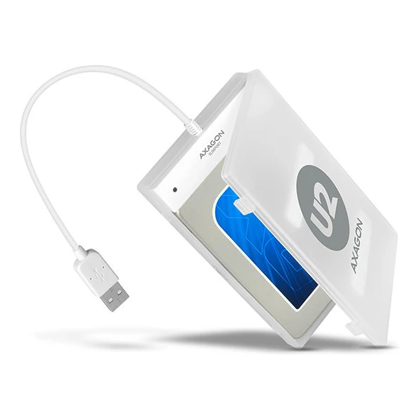 AXAGON ADSA1S USB 2.0 SATA HDD/SSD adaptér vč. 2.5' pouzdra - Externí boxy - Obrázek U1GV000501
