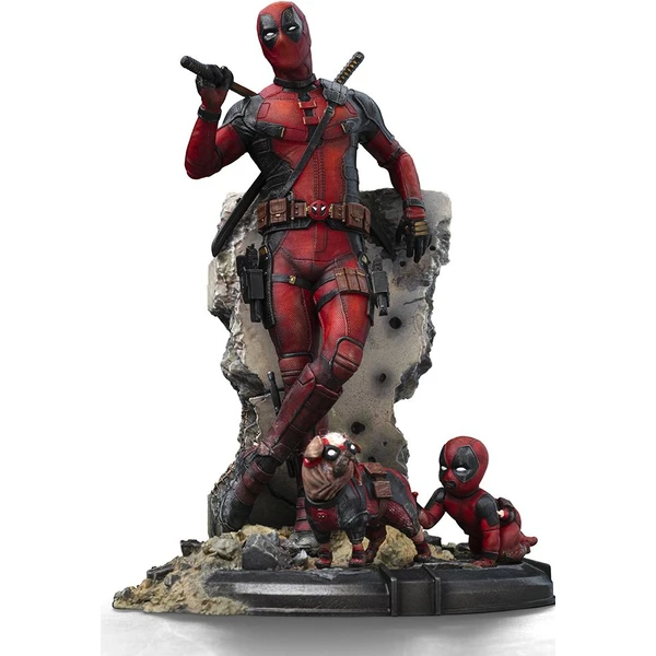 Soška Iron Studios Art Scale 1/10 Deadpool & Wolverine - Deadpool - Sochy a sošky - Obrázek U1M7000J01