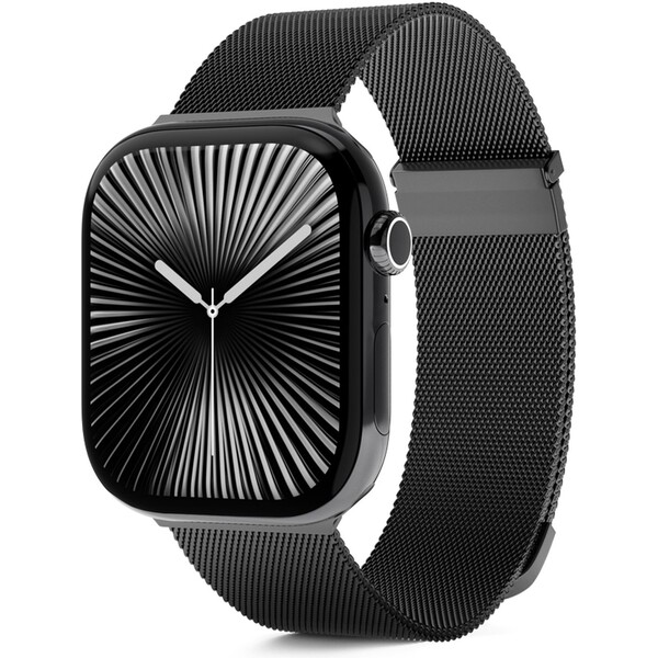 iWant Watch řemínek Milanese+ pro Apple Watch 49/46/45/44/42mm vesmírně šedá Vesmírně šedá