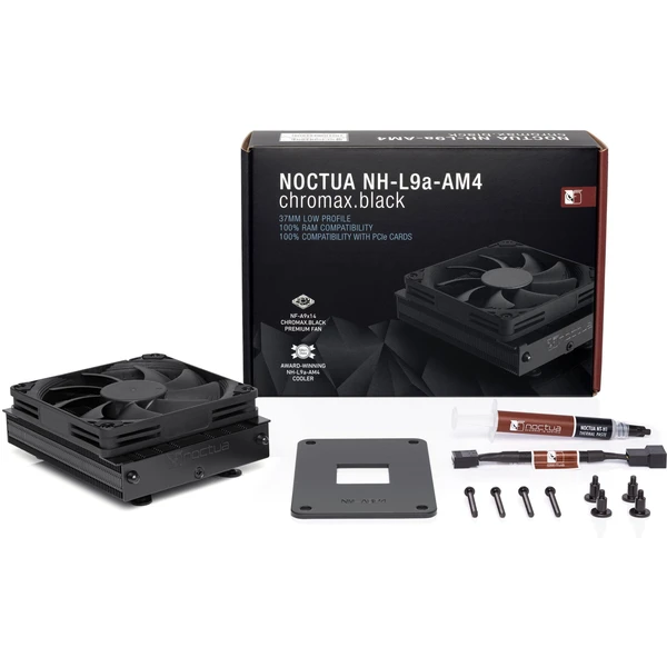 NOCTUA NH-L9a-AM4 CH.BK - chladič procesoru - Chladiče - Obrázek U2B3000P01