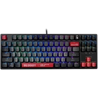 A4tech Bloody S87 TKL herní mechanická klávesnice (CZ/SK) černočervená - Klávesnice