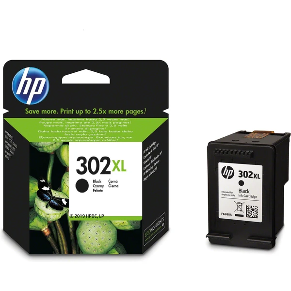 HP F6U68AE č. 302XL Černá originální - Cartridge - Obrázek U2OE100501