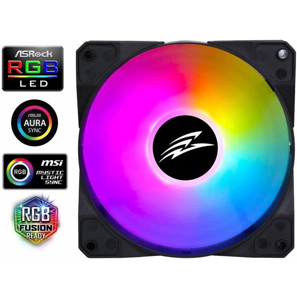 EVOLVEO 12FM ventilátor 120mm černý RGBFAN12FMB Černá