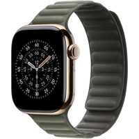 Apple Watch 42/41/40/38mm šalvějově šedý magnetický tah M/L - Řemínky