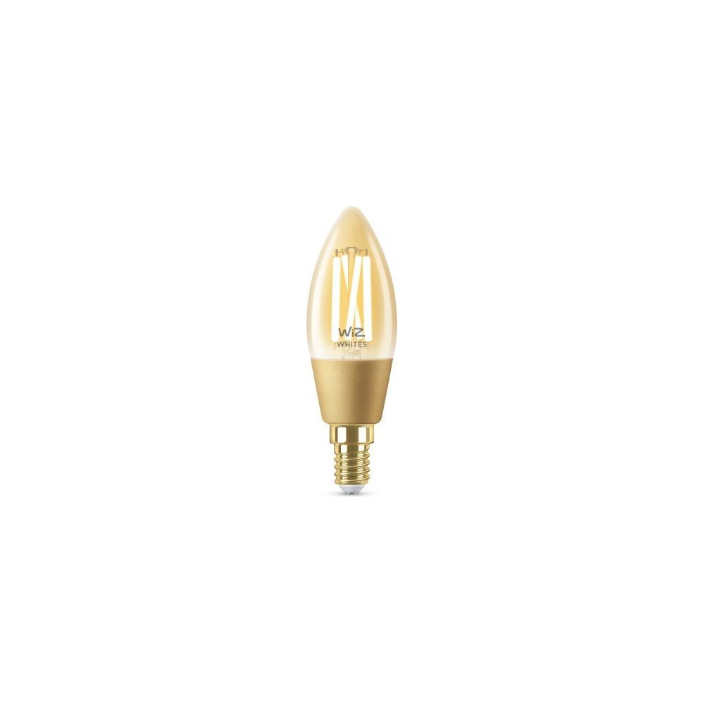 WiZ LED žárovka filament amber E14