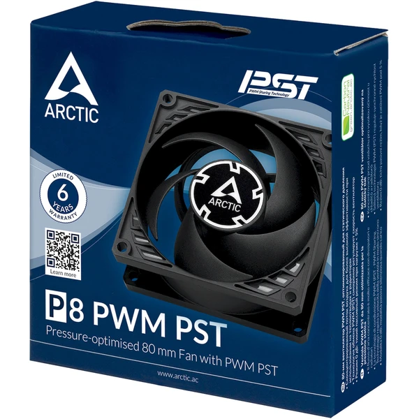 Arctic P8 PWM PST - Ventilátory pro PC - Obrázek U43B000L01