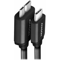 AXAGON kabel Micro USB B - USB-C 1m černý - Kabely