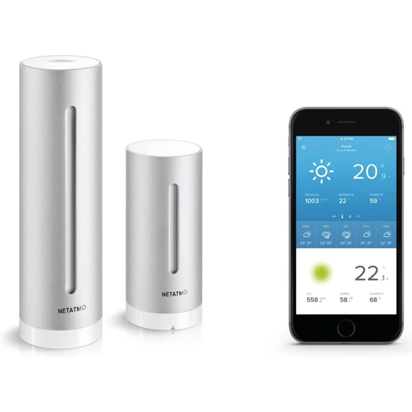 Netatmo Weather Station + Rain Gauge inteligentní meteostanice + srážkoměr - Meteostanice - Obrázek U4AB000L01