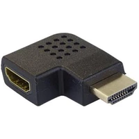 PremiumCord HDMI/HDMI redukce se zahnutým konektorem černá - Kabely a redukce
