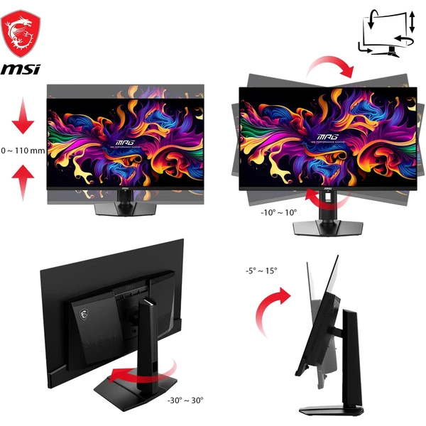 MSI MAG 321UPX QD-OLED herní monitor 31.5' - Monitory - Obrázek U4KE000K01
