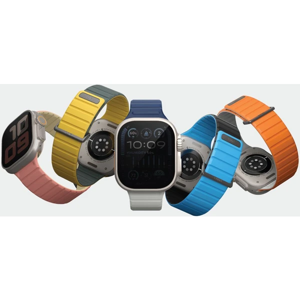 UNIQ Revix Evo oboustranný řemínek Apple Watch 49/46/45/44/42mm (zelený/žlutý) - Řemínky - Obrázek U4O5000O01