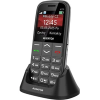 ALIGATOR A770 Senior + stolní nabíječka černý - Mobilní telefony