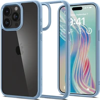 Spigen Crystal Hybrid kryt iPhone 15 Pro Max modrý - Pouzdra