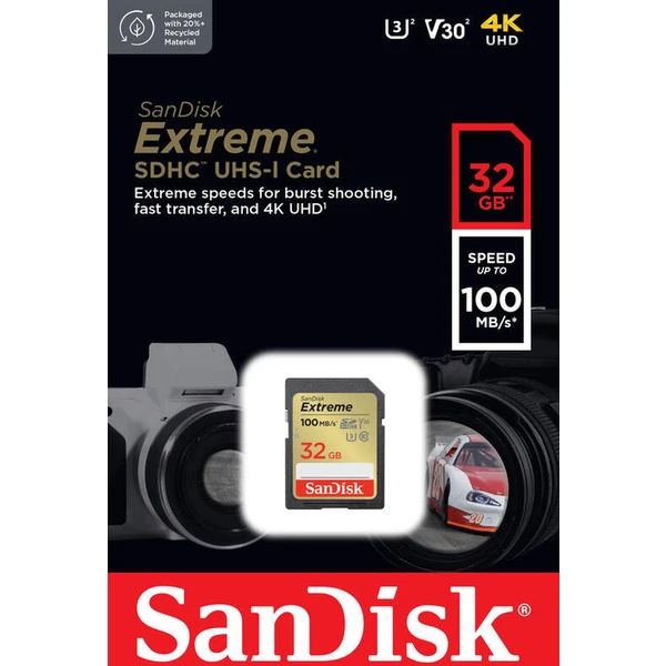 SanDisk SDHC karta 32GB Extreme  - Paměťové karty - Obrázek U532000P01