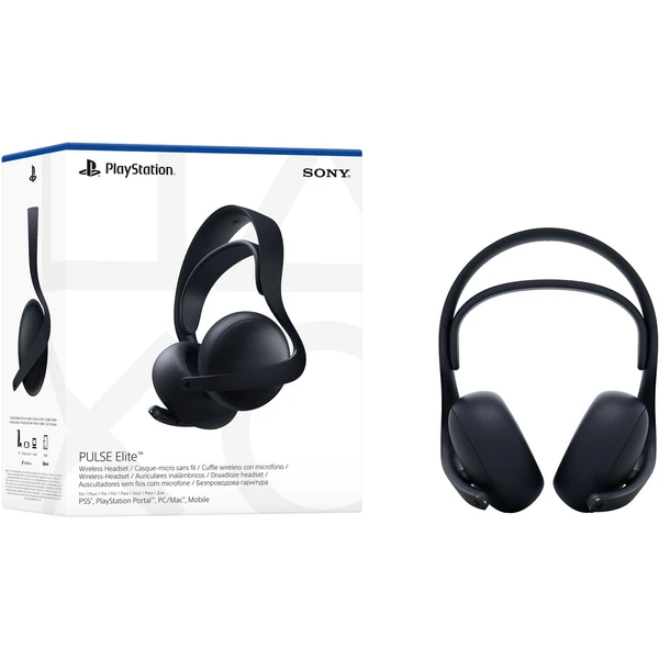 PlayStation 5 PULSE Elite bezdrátová sluchátka s mikrofonem Midnight black - Sluchátka - Obrázek U53D000L01